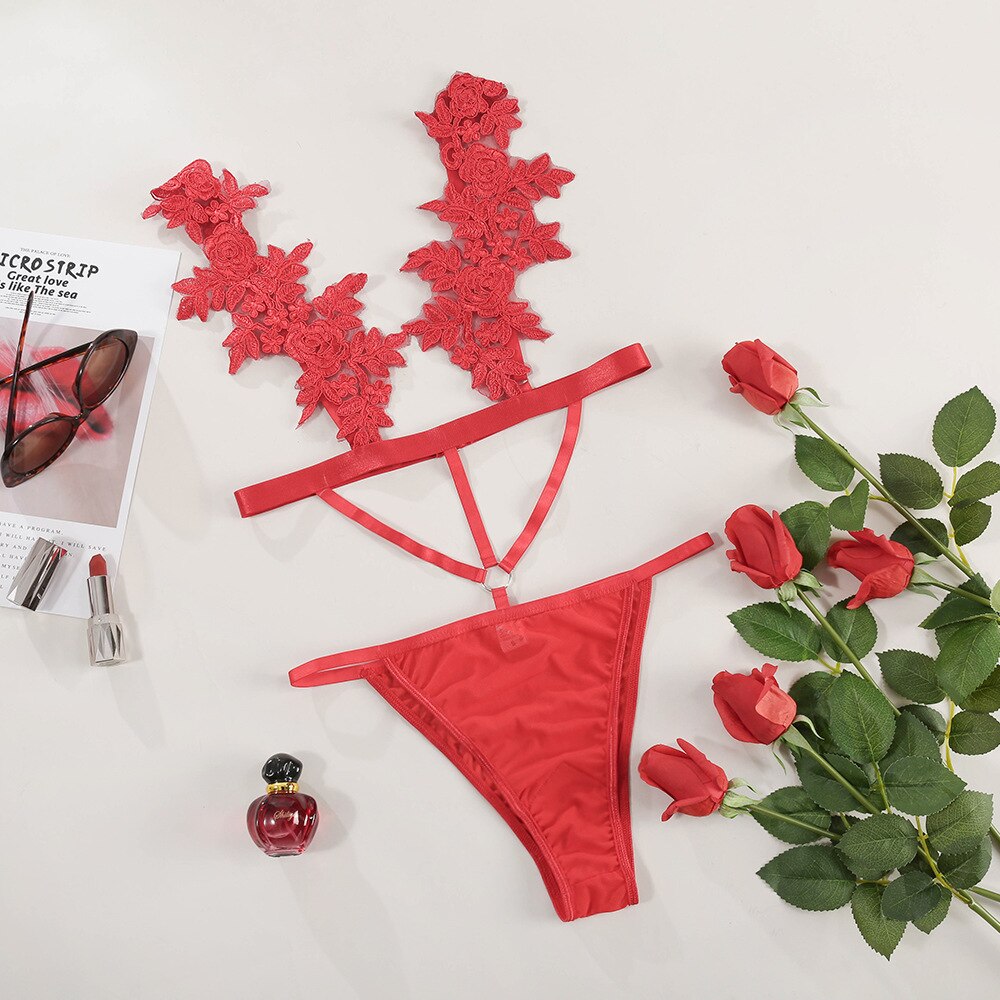 SYLVANA-  Red  HOT & SEXY  erotic lingerie