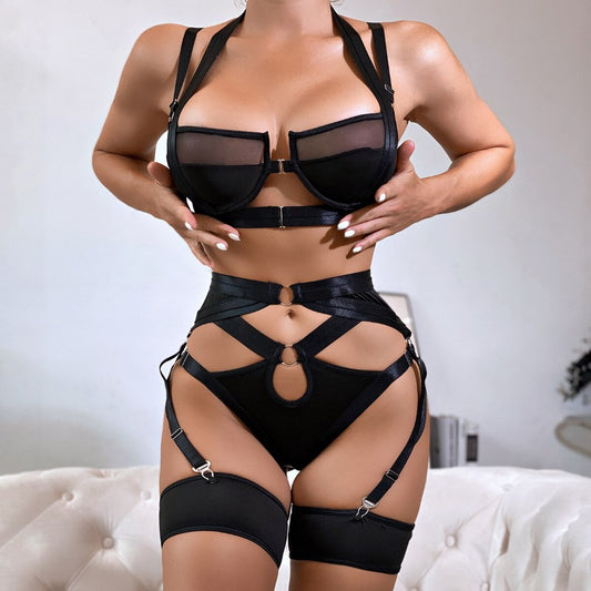 BRIANA-  Sexy halter bra and panty set