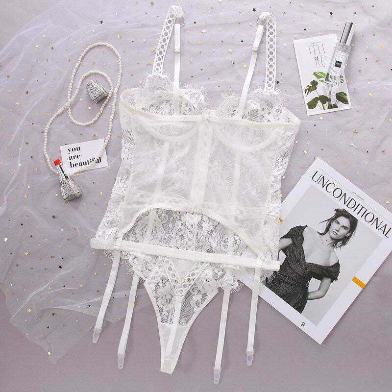 CYNTHIA- Sensual wedding night lace set