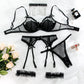 AMAIA-  Glam lingerie set with a tassel necklace